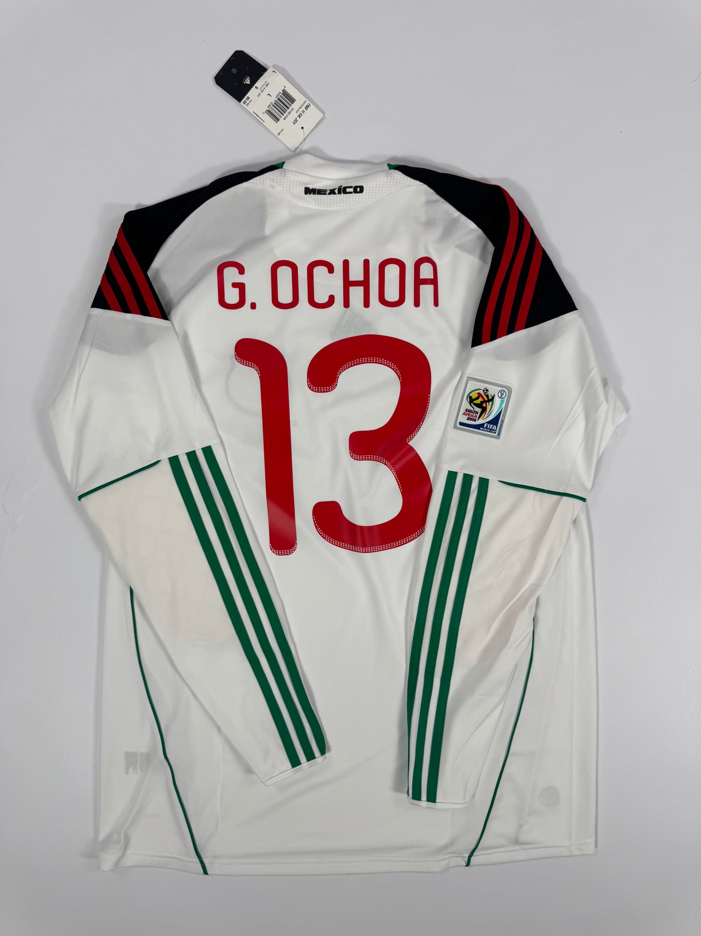 2010 ADIDAS MEXICO GK JERSEY GUILLERMO OCHOA 13 1 (L) NEW WITH TAGS