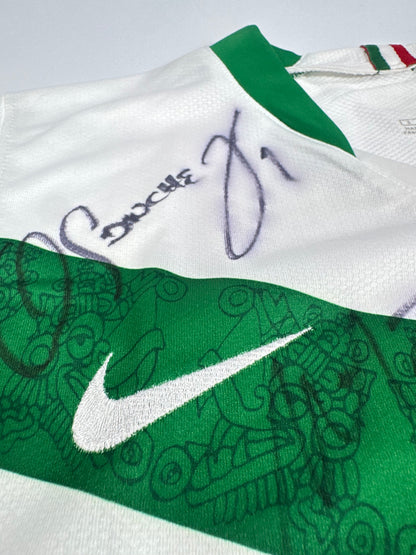 2006 WORLD CUP NIKE PLAYER ISSUE SIGNED MEXICO AWAY JERSEY (UTILERIA) (S)