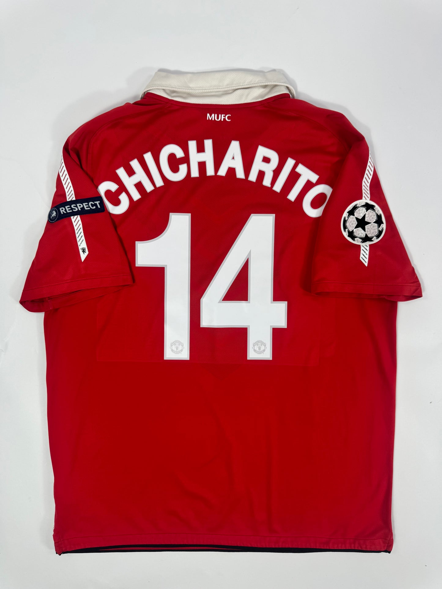 2010 NIKE MANCHESTER UNITED HOME JERSEY CHICHARITO 14 (XL)