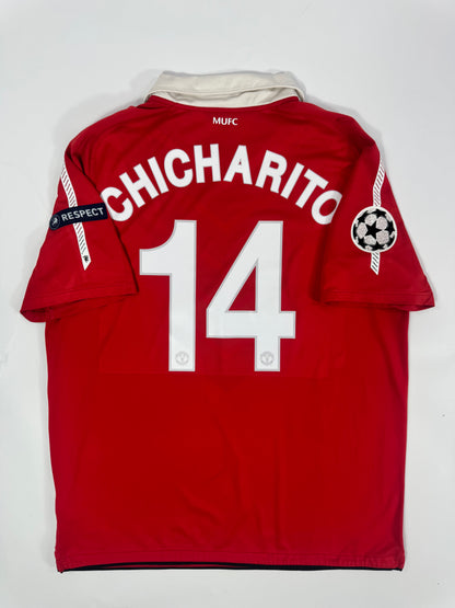 2010 NIKE MANCHESTER UNITED HOME JERSEY CHICHARITO 14 (XL)