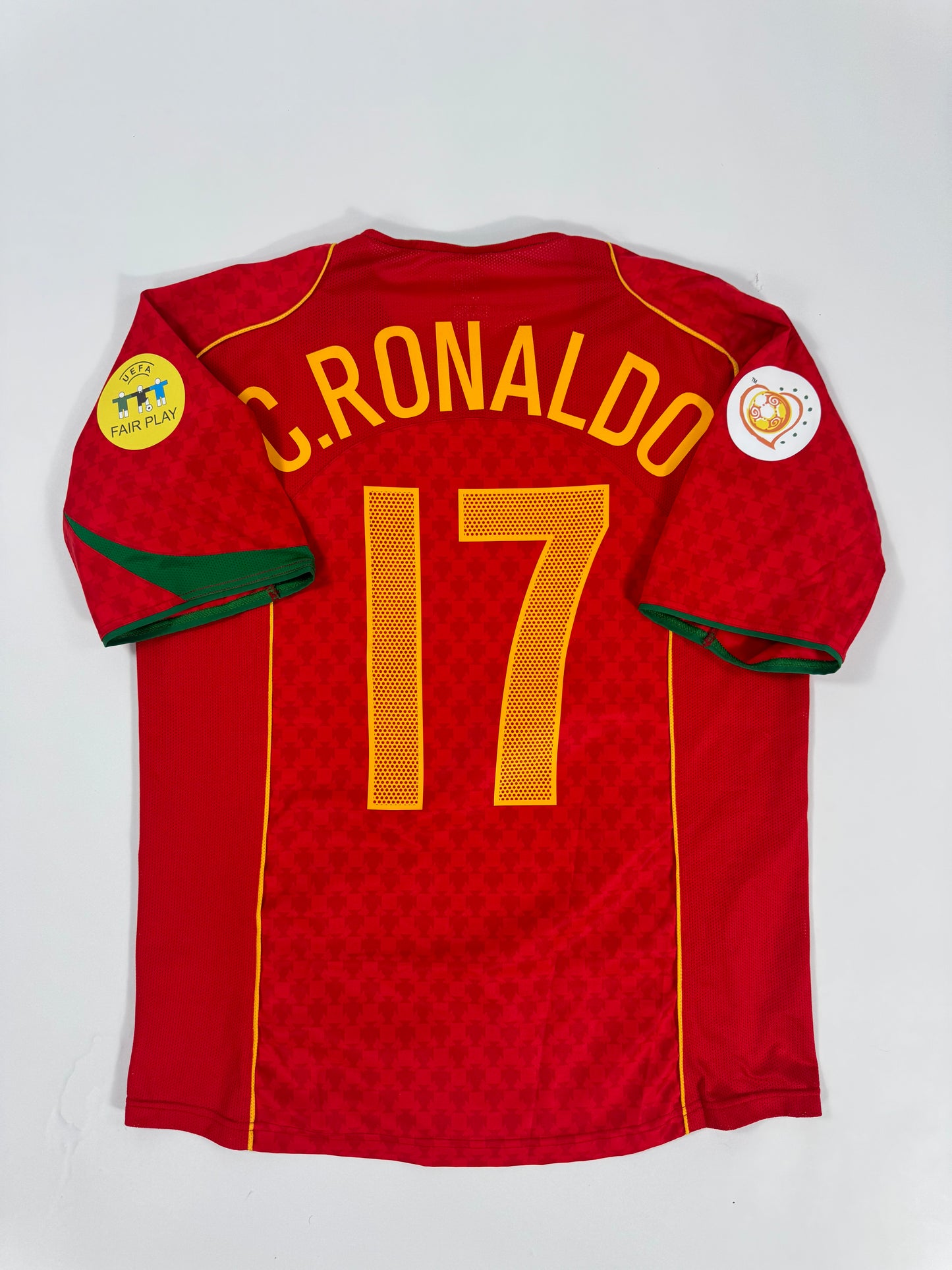 2004/05 NIKE T90 PORTUGAL HOME JERSEY CRISTIANO RONALDO 17 (M)