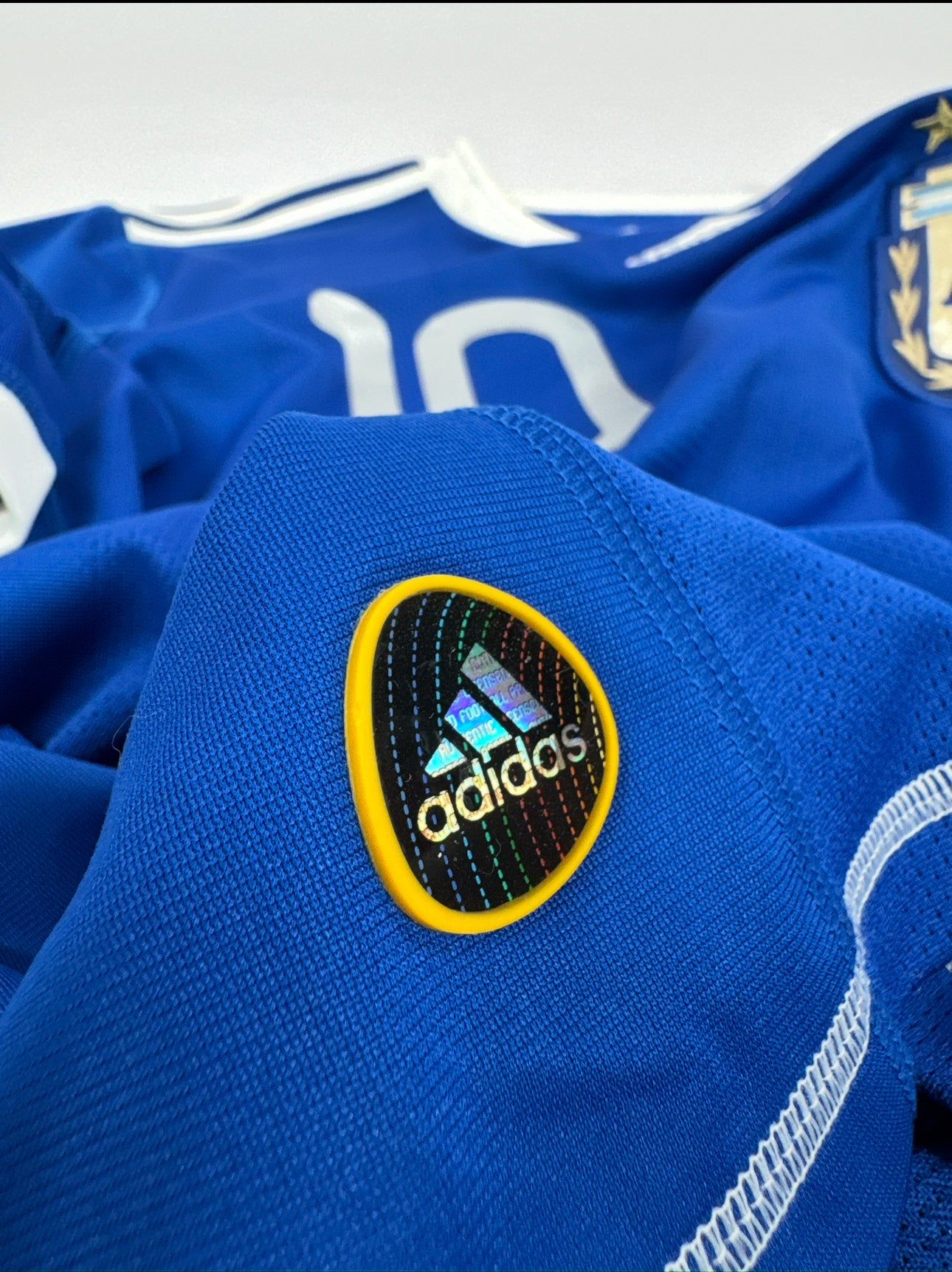 2010 ADIDAS ARGENTINA AWAY JERSEY MESSI 10-(M)