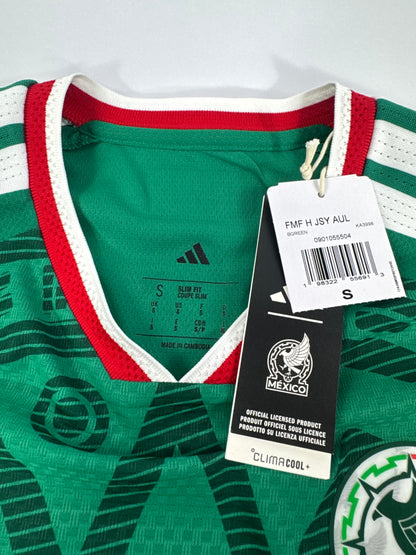2026 ADIDAS MEXICO HOME JERSEY AUTHENTIC LONG SLEEVE PLAYER VERSION NEW WITH TAGS FIDALGO 8 (S)