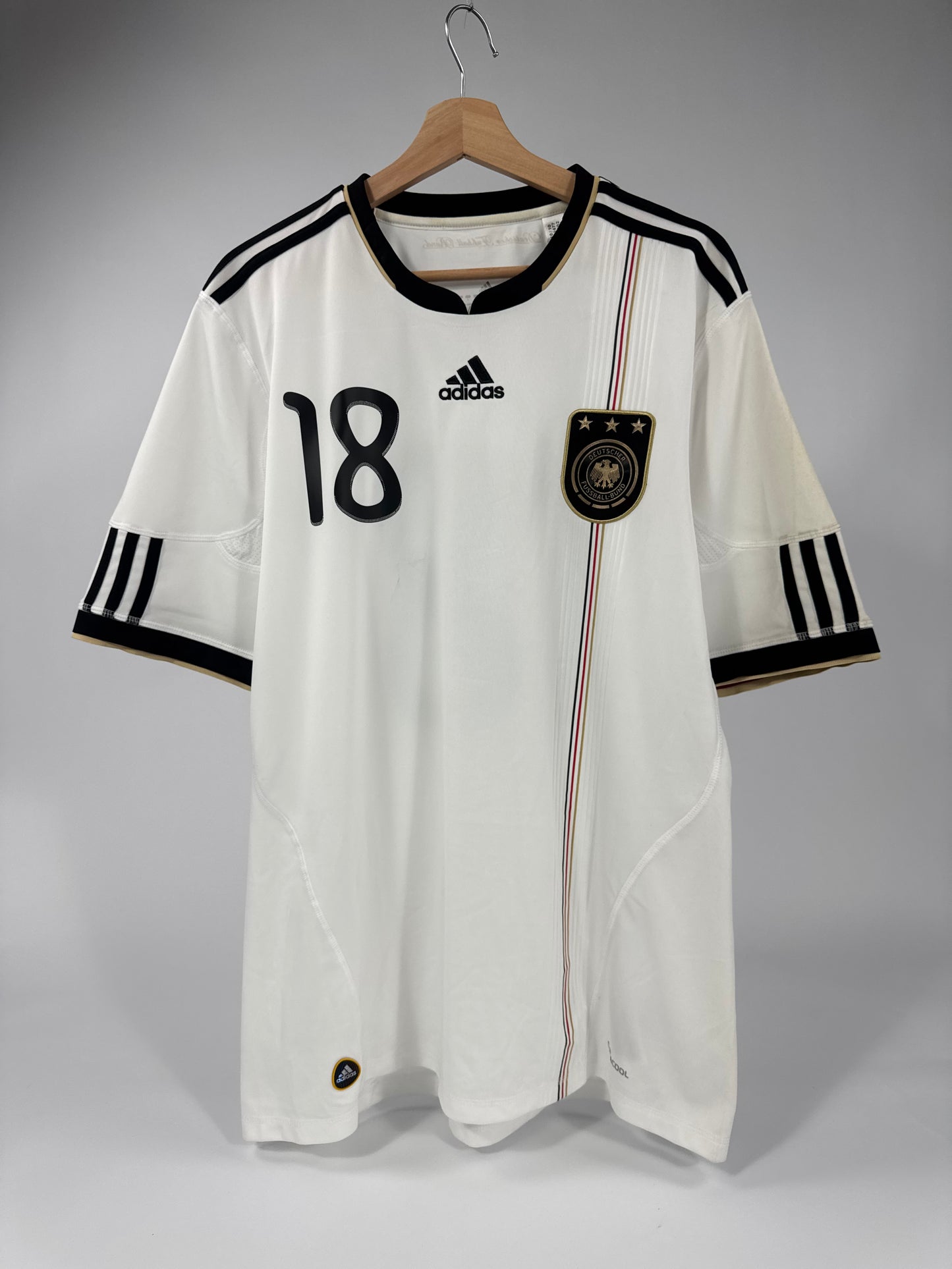 2010 ADIDAS GERMANY HOME JERSEY KROOS 18 (L)