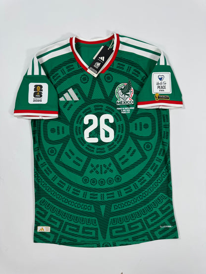 2026 ADIDAS MEXICO HOME JERSEY BRIAN GUTIERREZ 26 NEW WITH TAGS MEXICO VS SOUTH AFRICA DEBUT JERSEY (M)