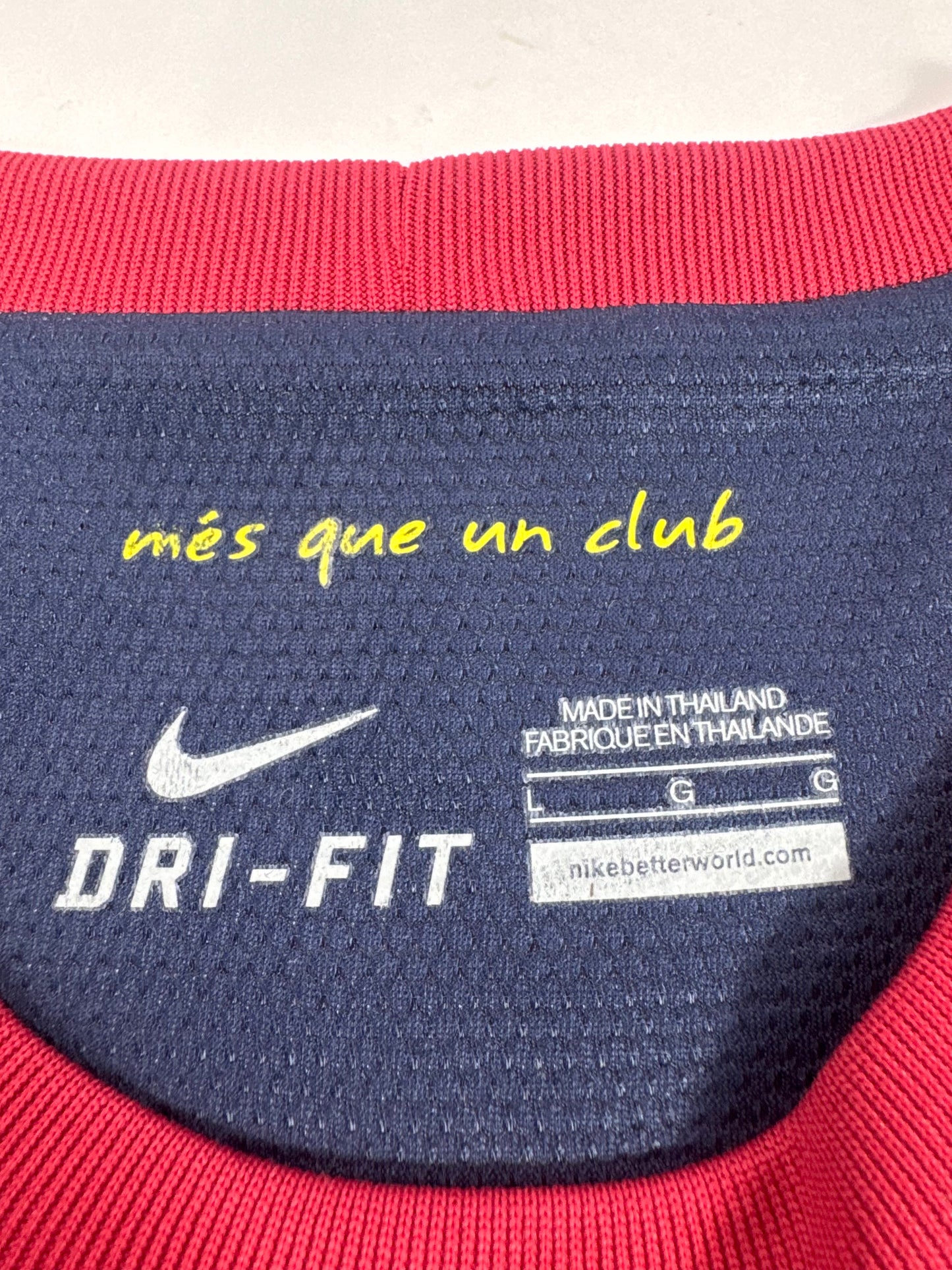 2012/13 NIKE FC BARCELONA JERSEY NEW WITH TAGS PLAYER VERSION-(L)