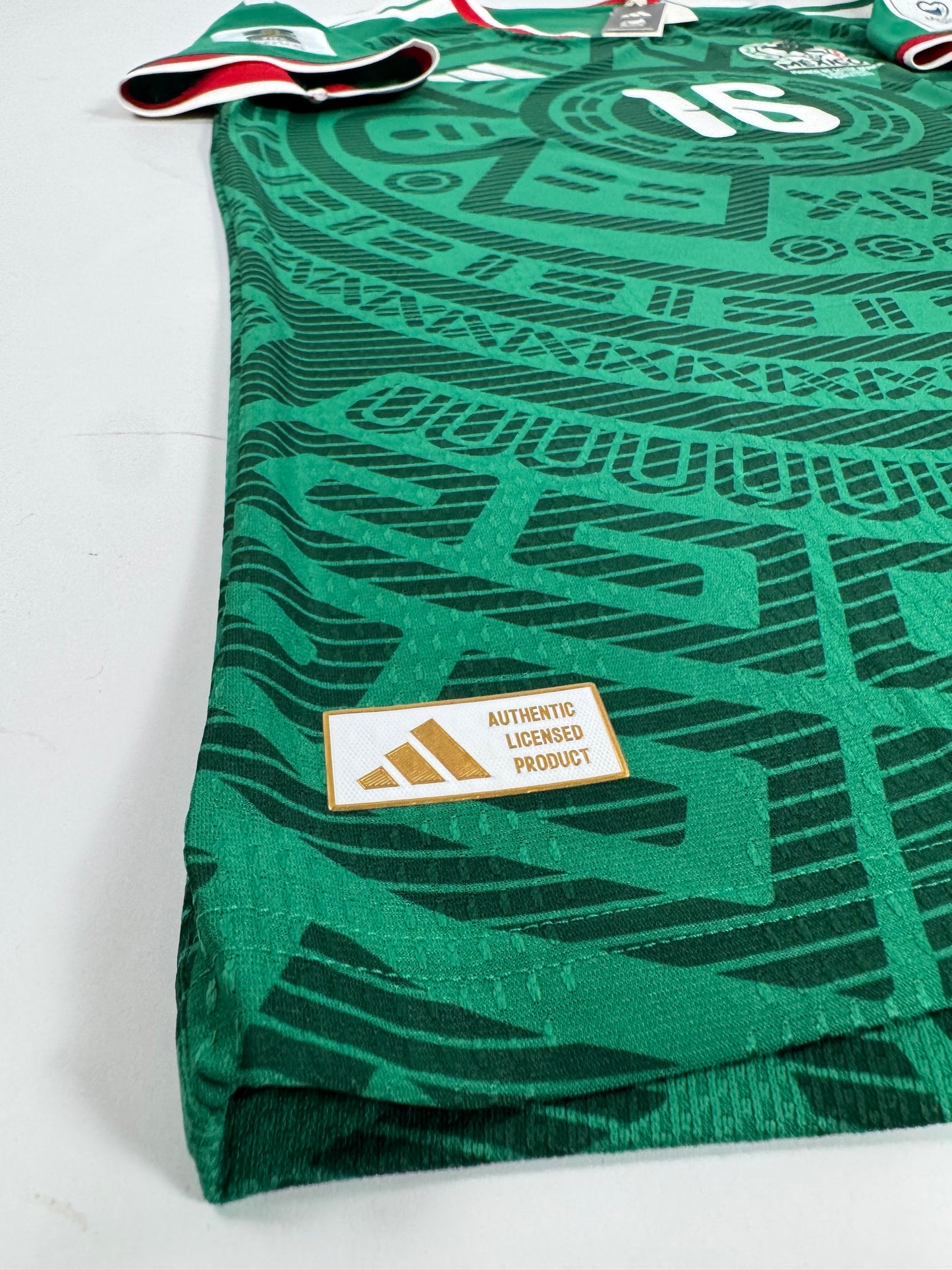 2026 ADIDAS MEXICO HOME JERSEY JULIÁN QUIÑONES 16 AUTHENTIC PLAYER VERSION (L)