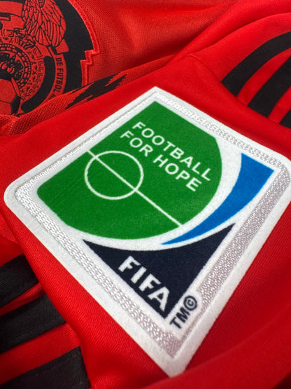 2014 ADIDAS MEXICO HOME JERSEY LONG SLEEVE DOS SANTOS 10 (M)