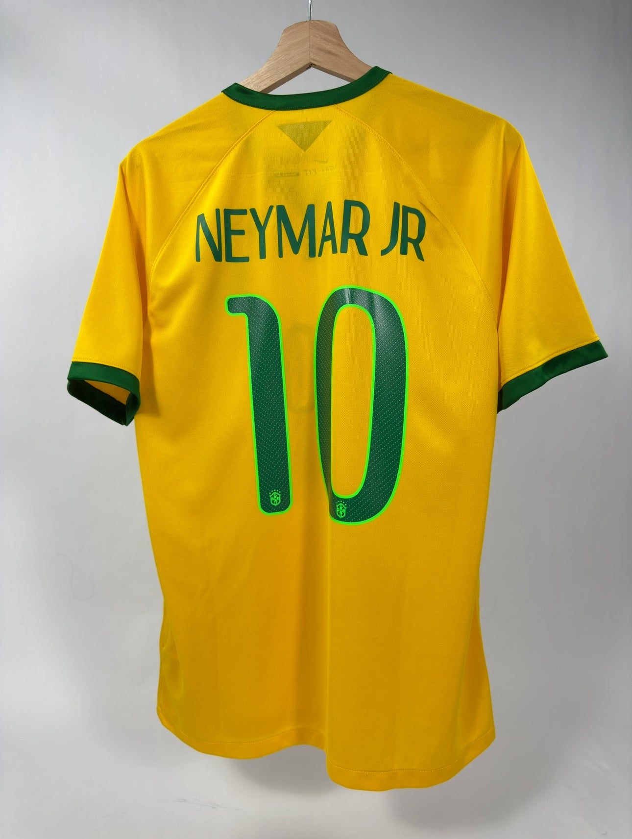 2014 NIKE BRAZIL HOME JERSEY NEYMAR JR 10-(M)