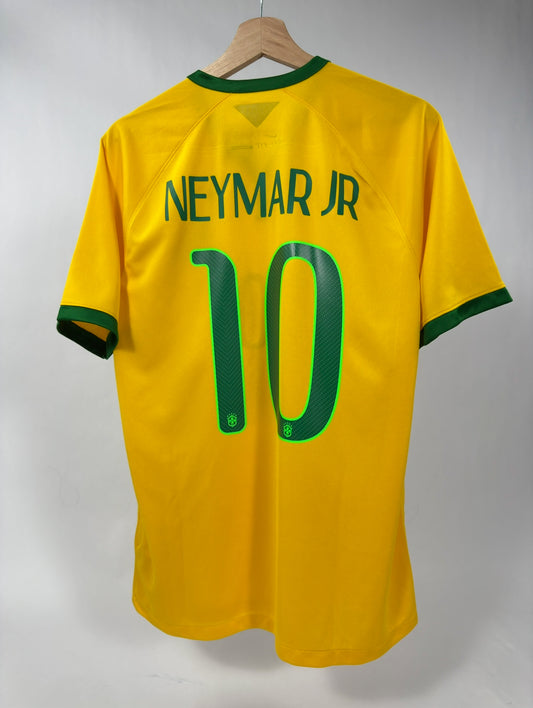 2014 NIKE BRAZIL HOME JERSEY NEYMAR JR 10-(M)