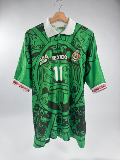 1999 ABA SPORT MEXICO HOME JERSEY CUAUHTÉMOC BLANCO 11 (L)