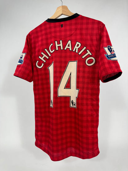 2012 NIKE MANCHESTER UNITED HOME JERSEY CHICHARITO 14-(S)
