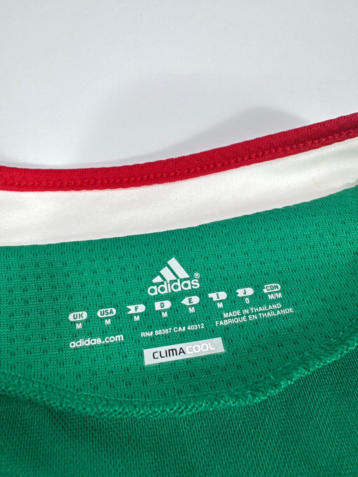 2010 ADIDAS MEXICO HOME JERSEY JAVIER HERNANDEZ 14 NEW WITH TAGS LONG SLEEVE (M)