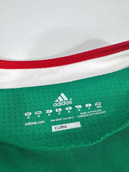 2010 ADIDAS MEXICO HOME JERSEY JAVIER HERNANDEZ 14 NEW WITH TAGS LONG SLEEVE (M)
