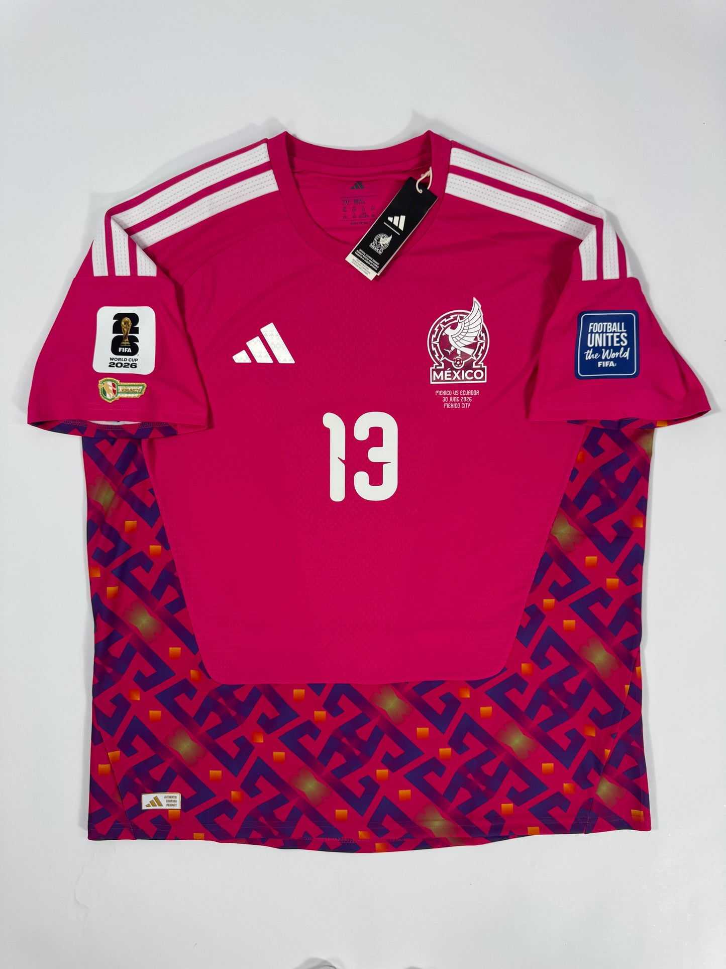 2026 ADIDAS MEXICO GK JERSEY AUTHENTIC PLAYER VERSION GUILLERMO OCHOA 13 (XXL) NEW WITH TAGS