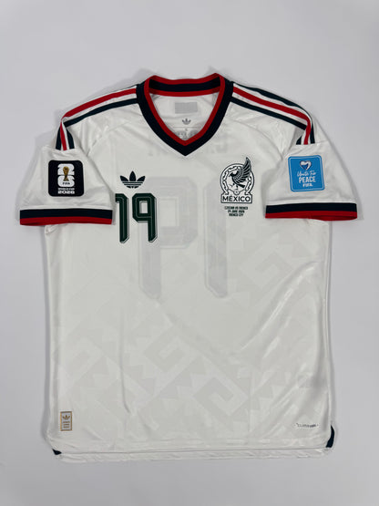 2026 WORLD CUP ADIDAS MEXICO AWAY JERSEY GILBERTO MORA 19 (XL)MEXICO VS CZECHIA