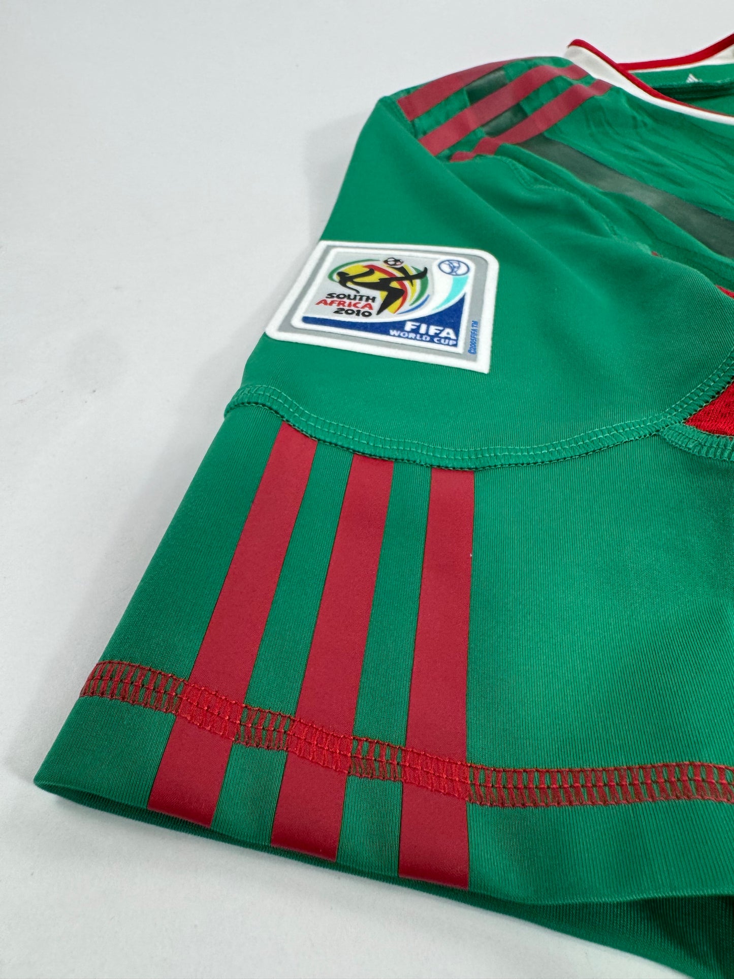 2010 ADIDAS TECHFIT MEXICO HOME JERSEY GUARDADO 18 (L) PLAYER VERSION
