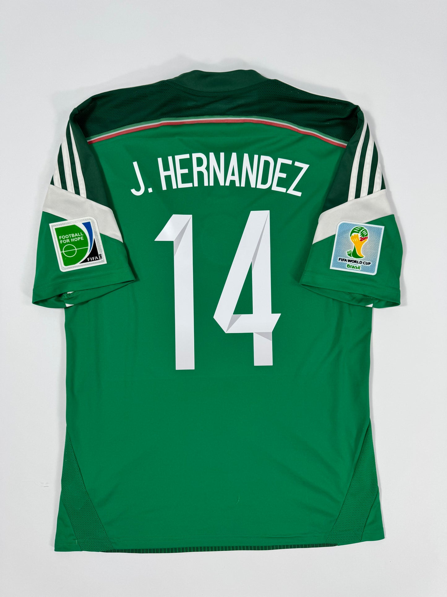 2014 ADIDAS MEXICO HOME JERSEY JAVIER HERNANDEZ 14 (M)