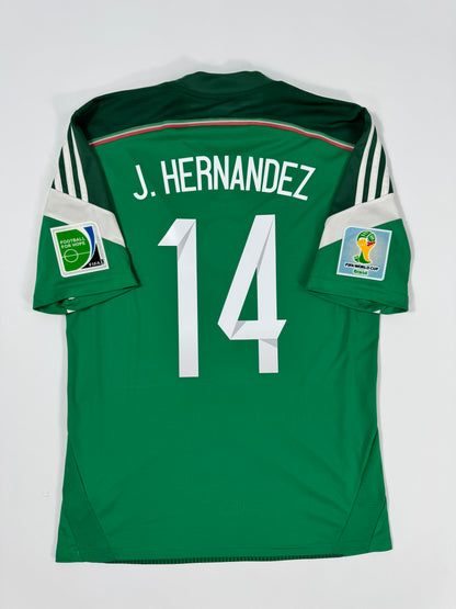2014 ADIDAS MEXICO HOME JERSEY JAVIER HERNANDEZ 14 (M)
