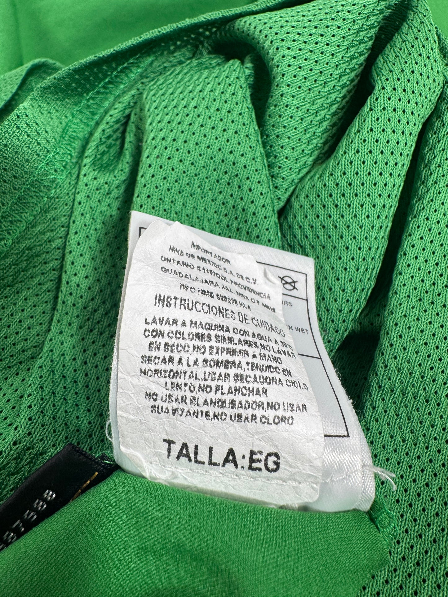2003 NIKE MEXICO HOME JERSEY (XL)