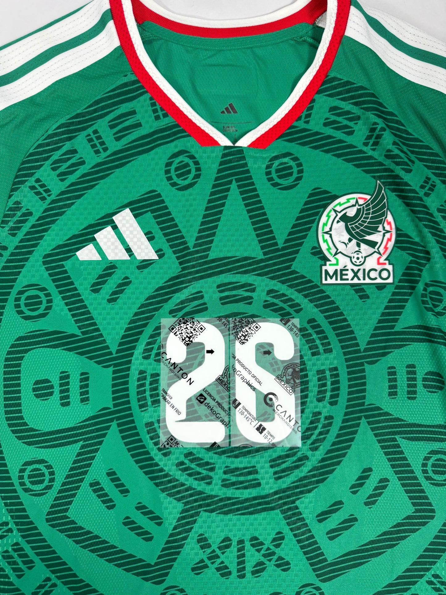 2026 OFFICIAL MEXICO WORLD CUP HOME NAME SET ARMANDO GONZALEZ 26