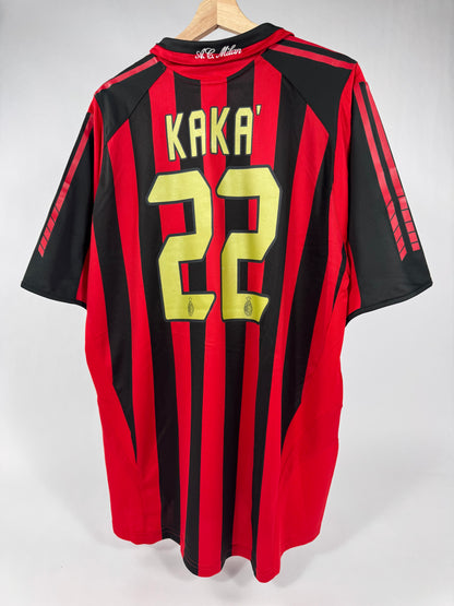 2005/06 AC MOLAN JOME JERSEY KAKA 22 NEW WITH TAGS-(XL)