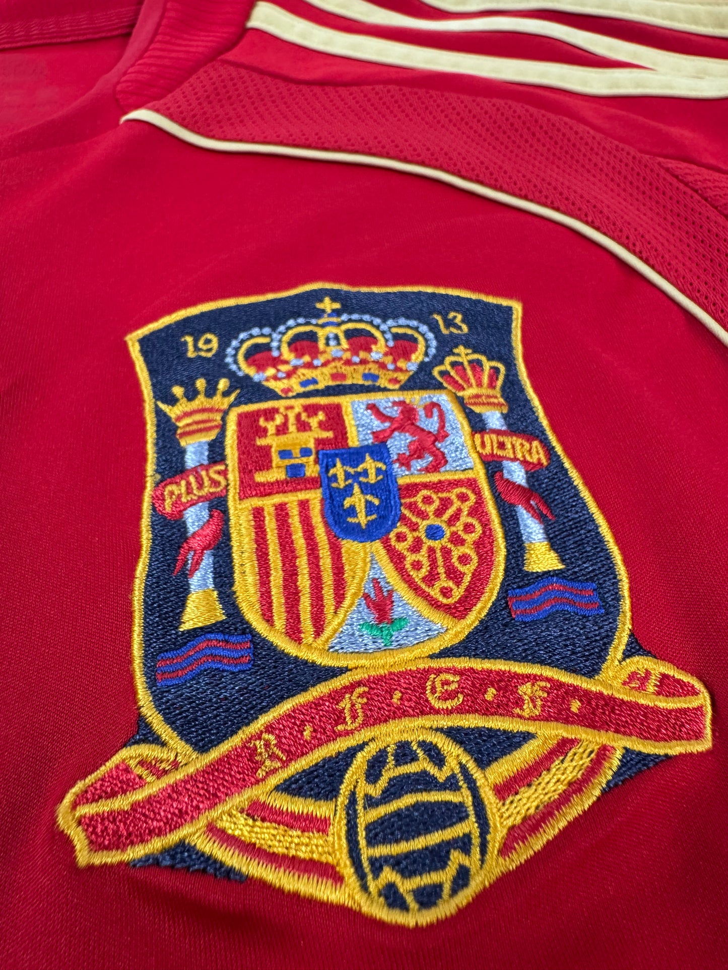 2008 ADIDAS SPAIN HOME JERSEY XAVI HERNANDEZ (M)