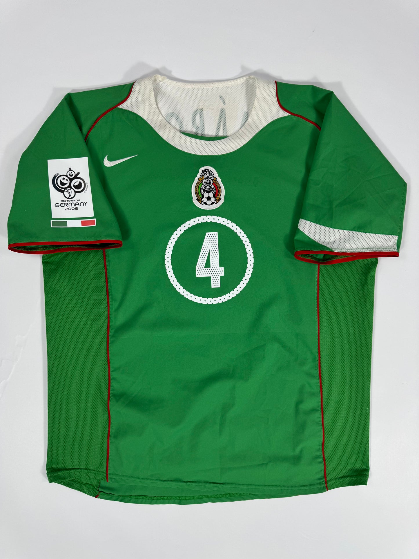2004/05 NIKE T90 MEXICO HOME JERSEY MARQUEZ 4-(XL)