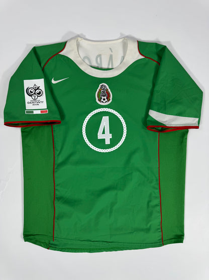 2004/05 NIKE T90 MEXICO HOME JERSEY MARQUEZ 4-(XL)