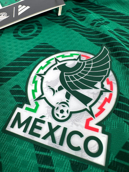 2026 ADIDAS MEXICO WORLD CUP HOME JERSEY LONG SLEEVE GILBERTO MORA 19 (XL) PLAYER VERSION