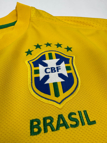 2011 NIKE BRAZIL HOME JERSEY NEYMAR 11-(XXL)