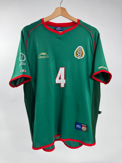 2002 ATLETICA MEXICO HOME JERSEY RAFA MARQUEZ 4 (M)