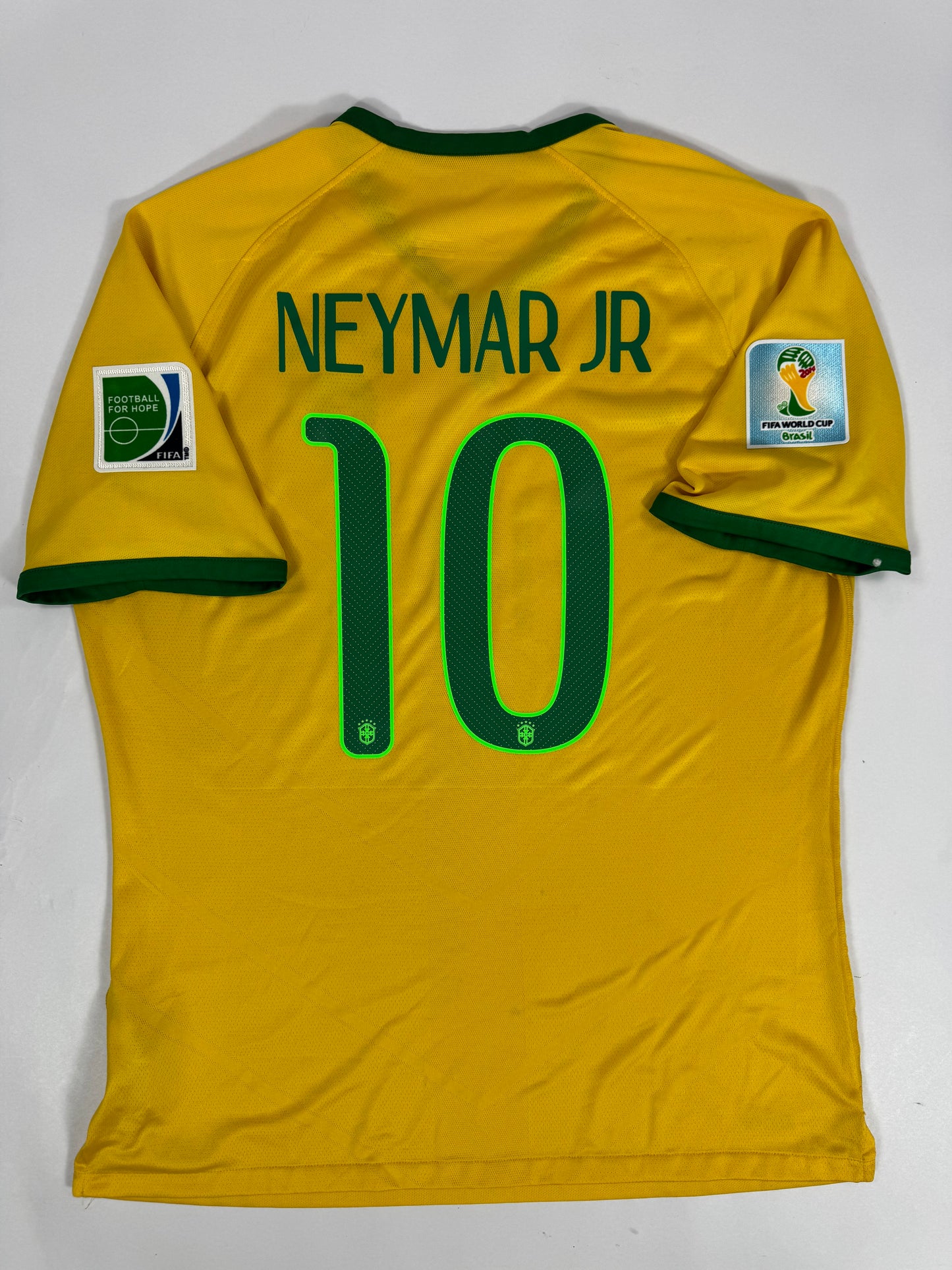 2014 NIKE BRAZIL HOME JERSEY NEYMAR JR 10 PLAYER VERSION (XL)