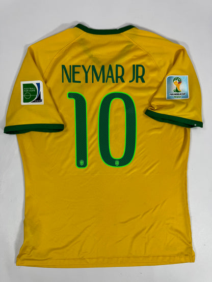 2014 NIKE BRAZIL HOME JERSEY NEYMAR JR 10 PLAYER VERSION (XL)