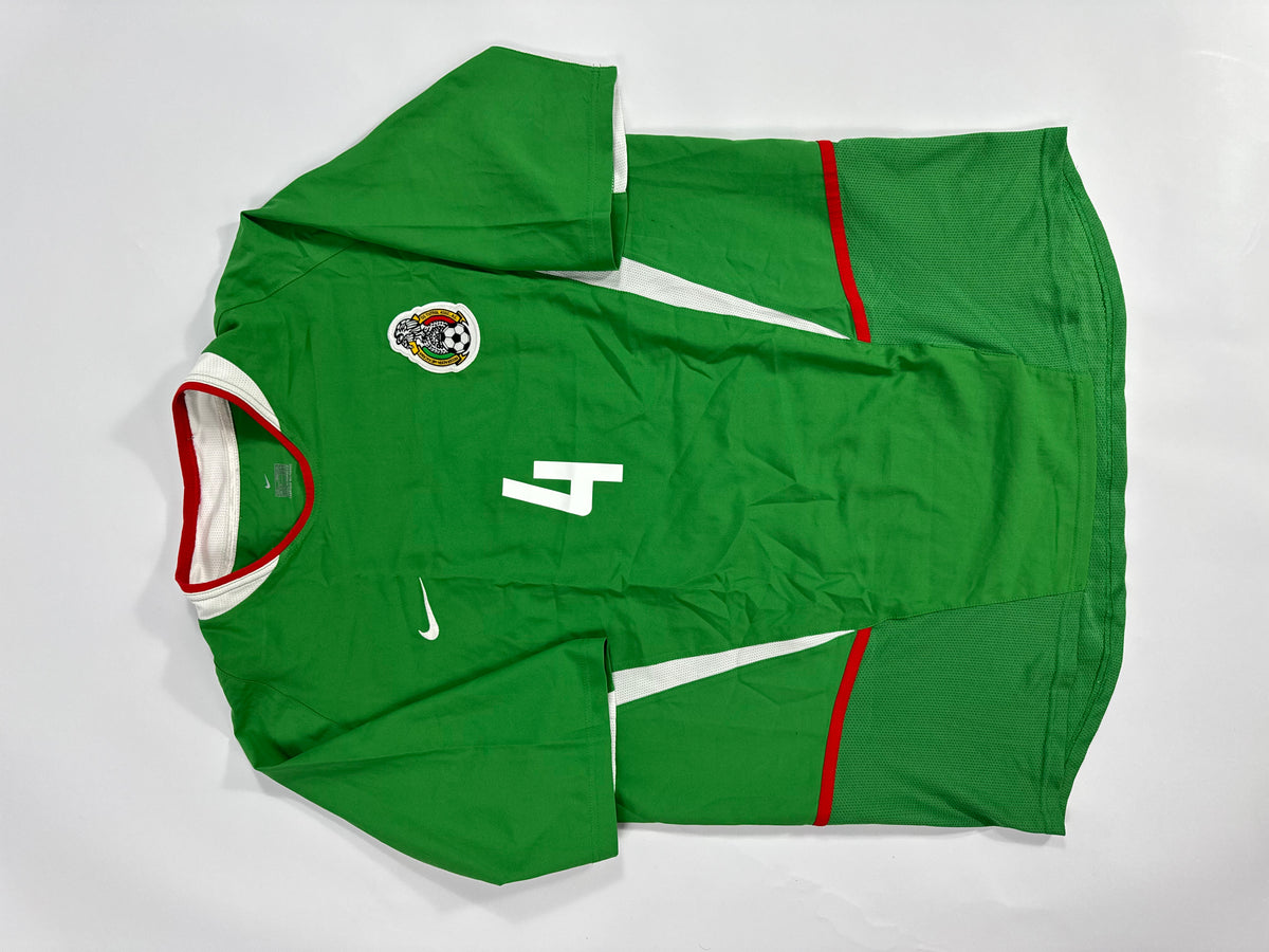 2003 NIKE MEXICO HOME JERSEY MARQUEZ 4 (L)
