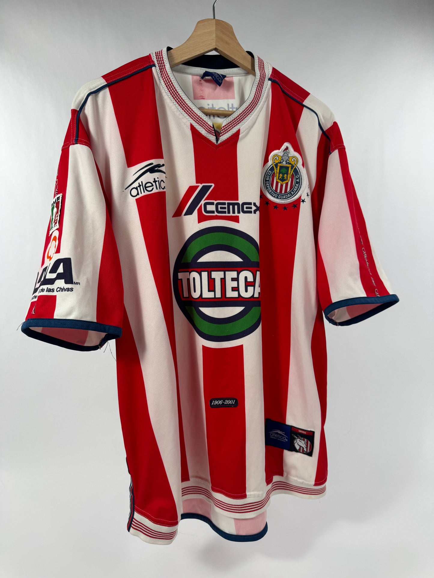 2001 ATLETICA CHIVAS HOME JERSEY-(L)