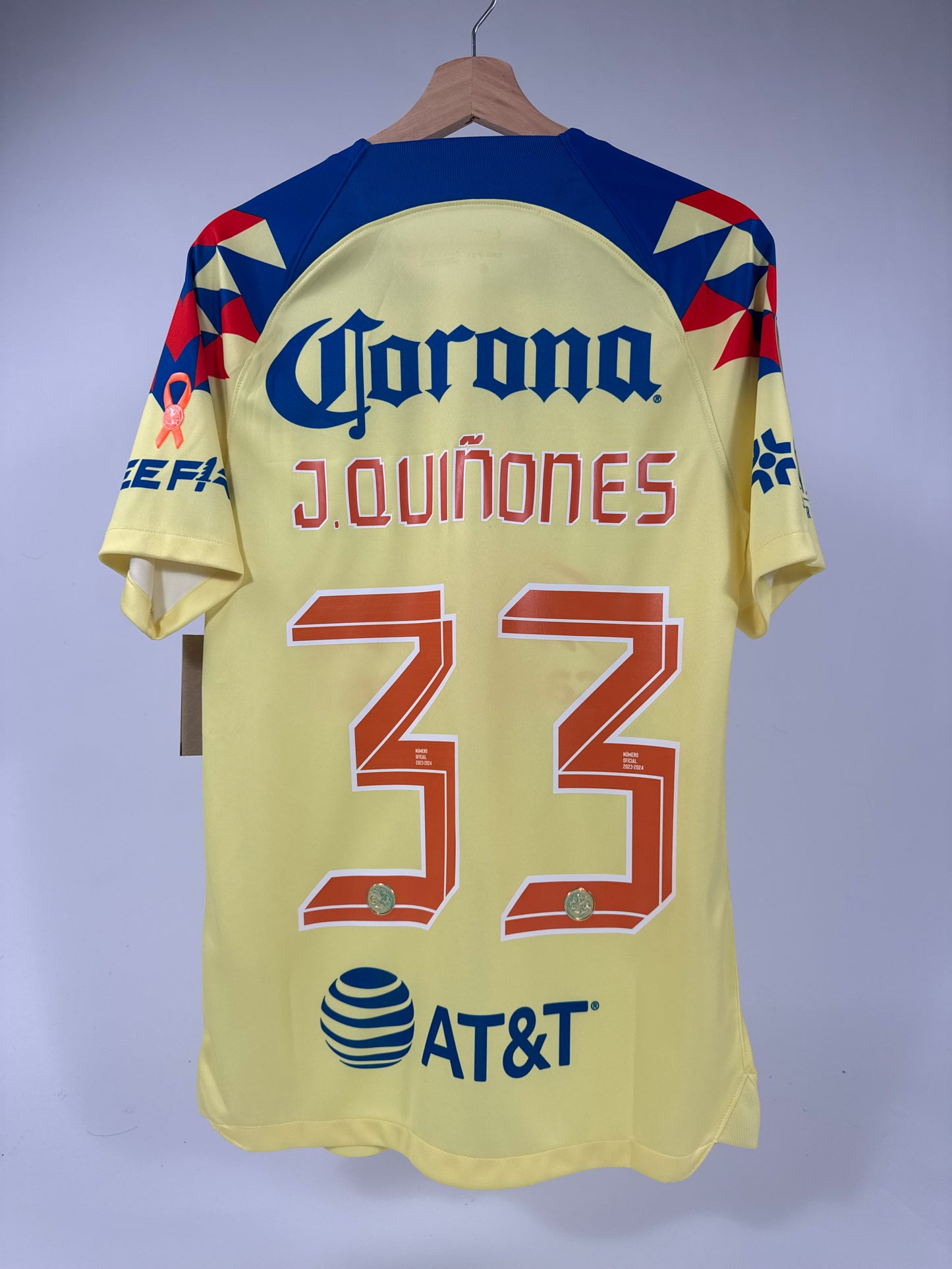 2023 NIKE CLUB AMERICA HOME JERSEY FINAL NEW WITH TAGS (S) QUINONES 33
