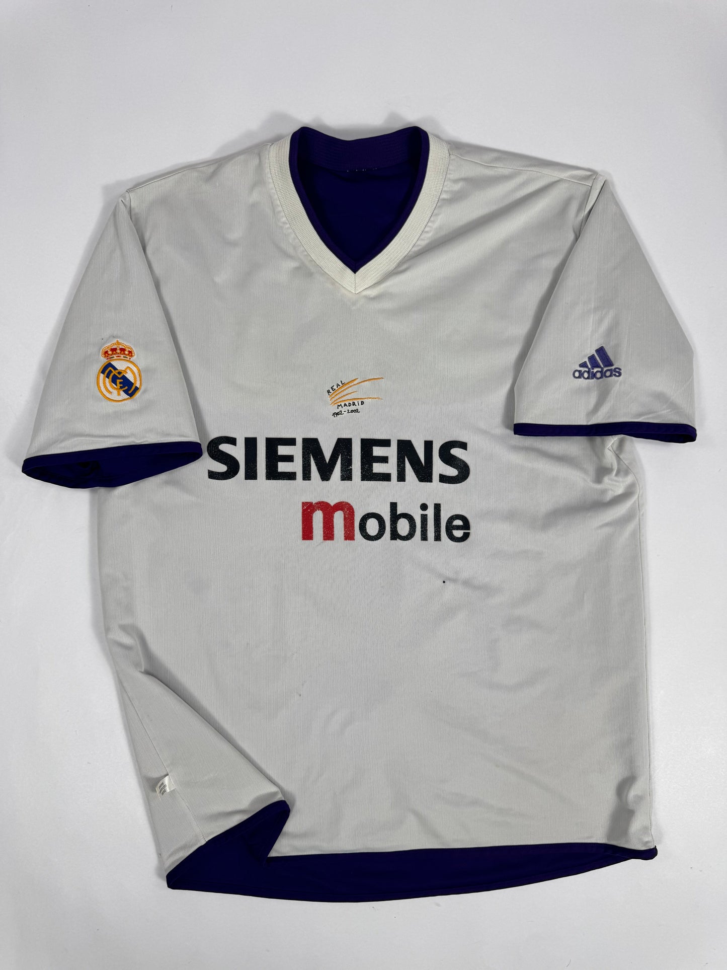 2002/03 ADIDAS  REAL MADRID CENTENARY 3RD JERSEY ZIDANE 5-(M)