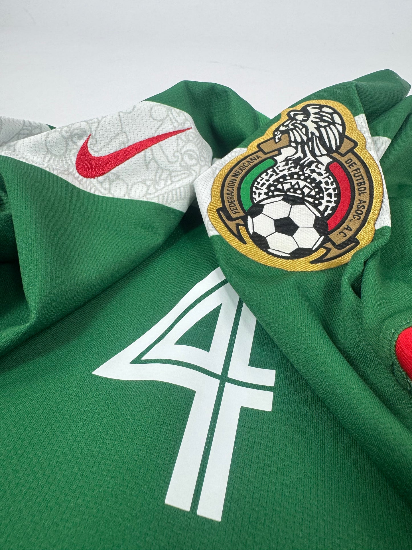 2006 NIKE MEXICO HOME JERSEY RAFA MARQUEZ 4-(L)
