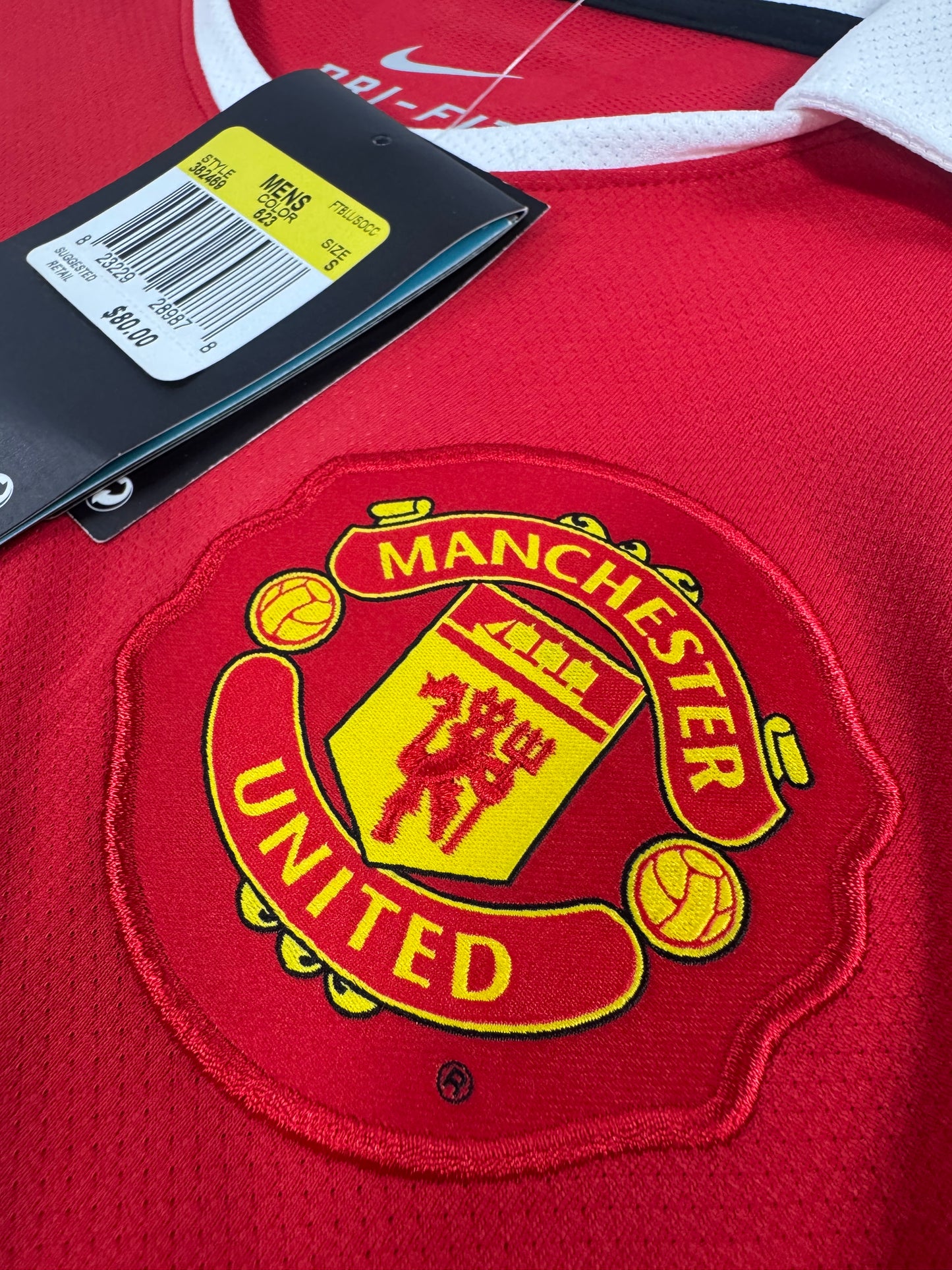 2010 NIKE MANCHESTER UNITED HOME JERSEY  NEW WITH TAGS-(S)