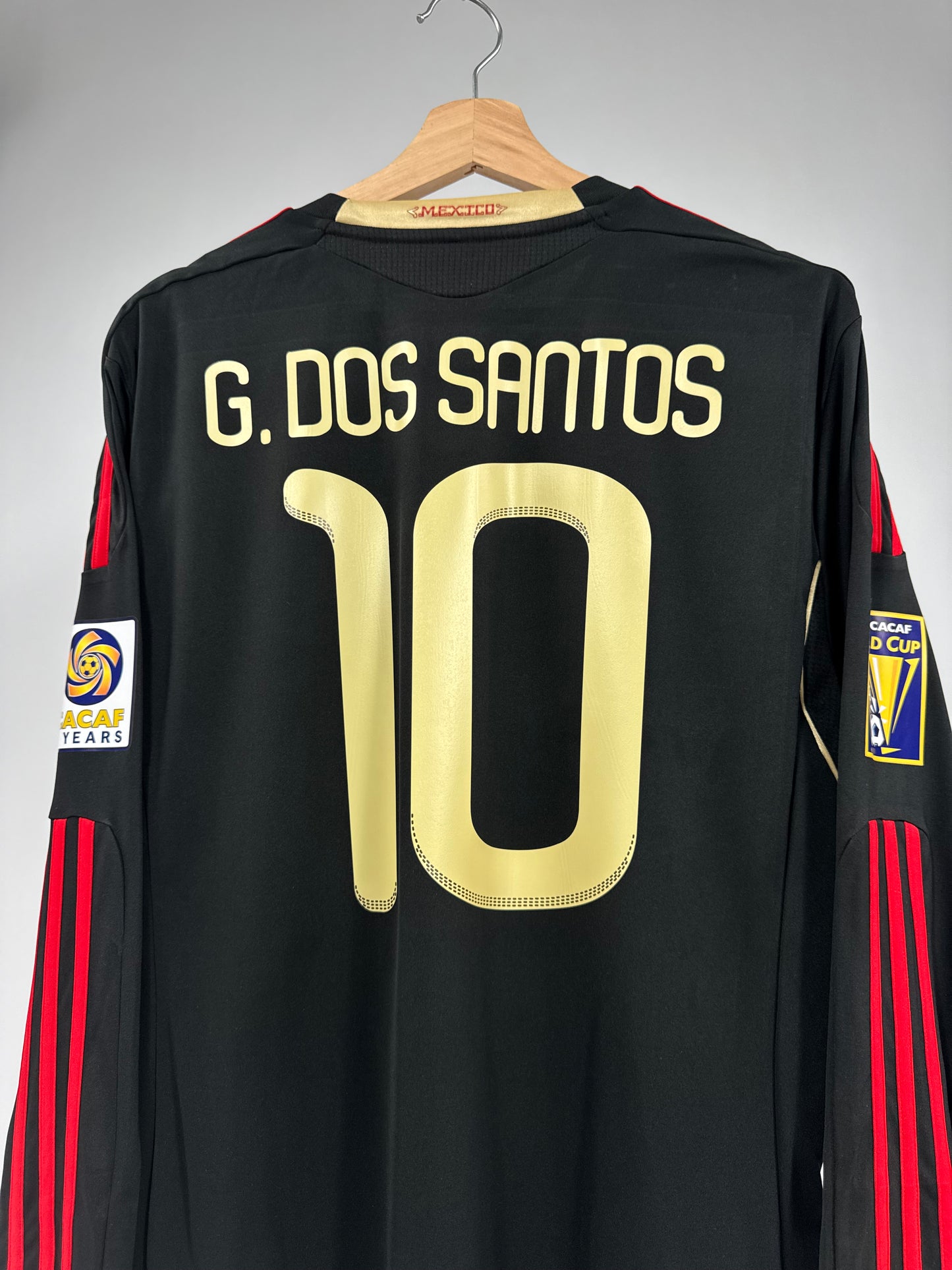 2011 ADIDAS MEXICO AWAY JERSEY GIOVANI DOS SANTOS 10 LONG SLEEVE (L)