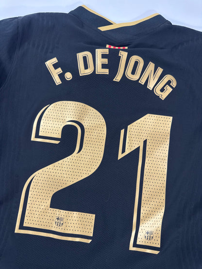 2020/21 NIKE FC BARCELONA AWAY JERSEY DE JONG 21 (L) AUTHENTIC PLAYER VERSION