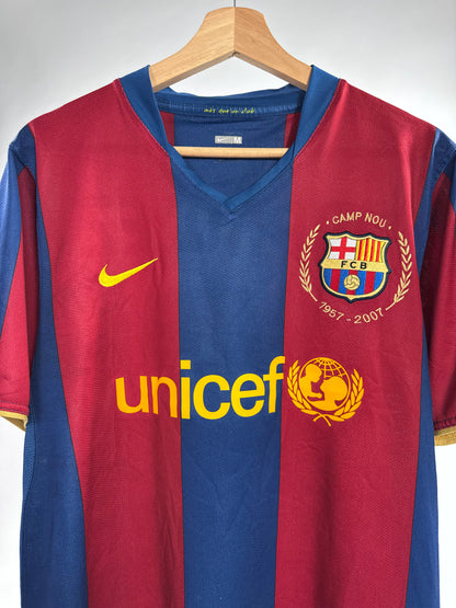 2007 NIKE FC BARCELONA HOME MARQUEZ 4 (M)