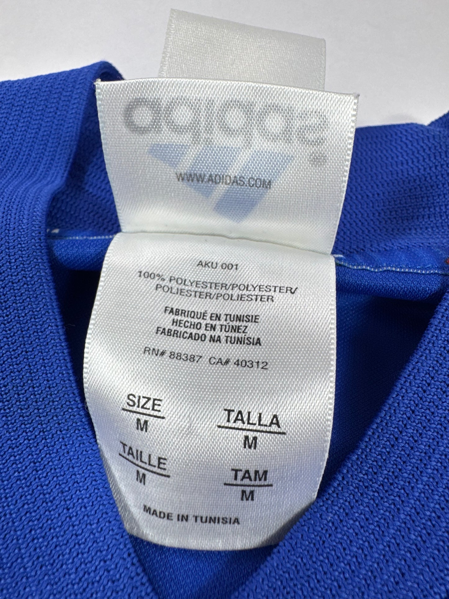 2002 ADIDAS FRANCE HOME JERSEY ZIDANE 10-(M)
