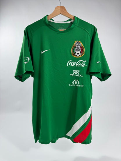 2006 NIKE MEXICO TRANING JERSEY UTILERIA TEAM ISSUE (L)