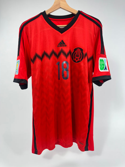 2014 ADIDAS MEXICO HOME JERSEY ANDRESU GUARDADO 18 (L)