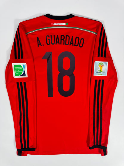 2014 ADIDAS MEXICO AWAY JERSEY ANDRES GUARDADO 18 LONG SLEEVE (L)