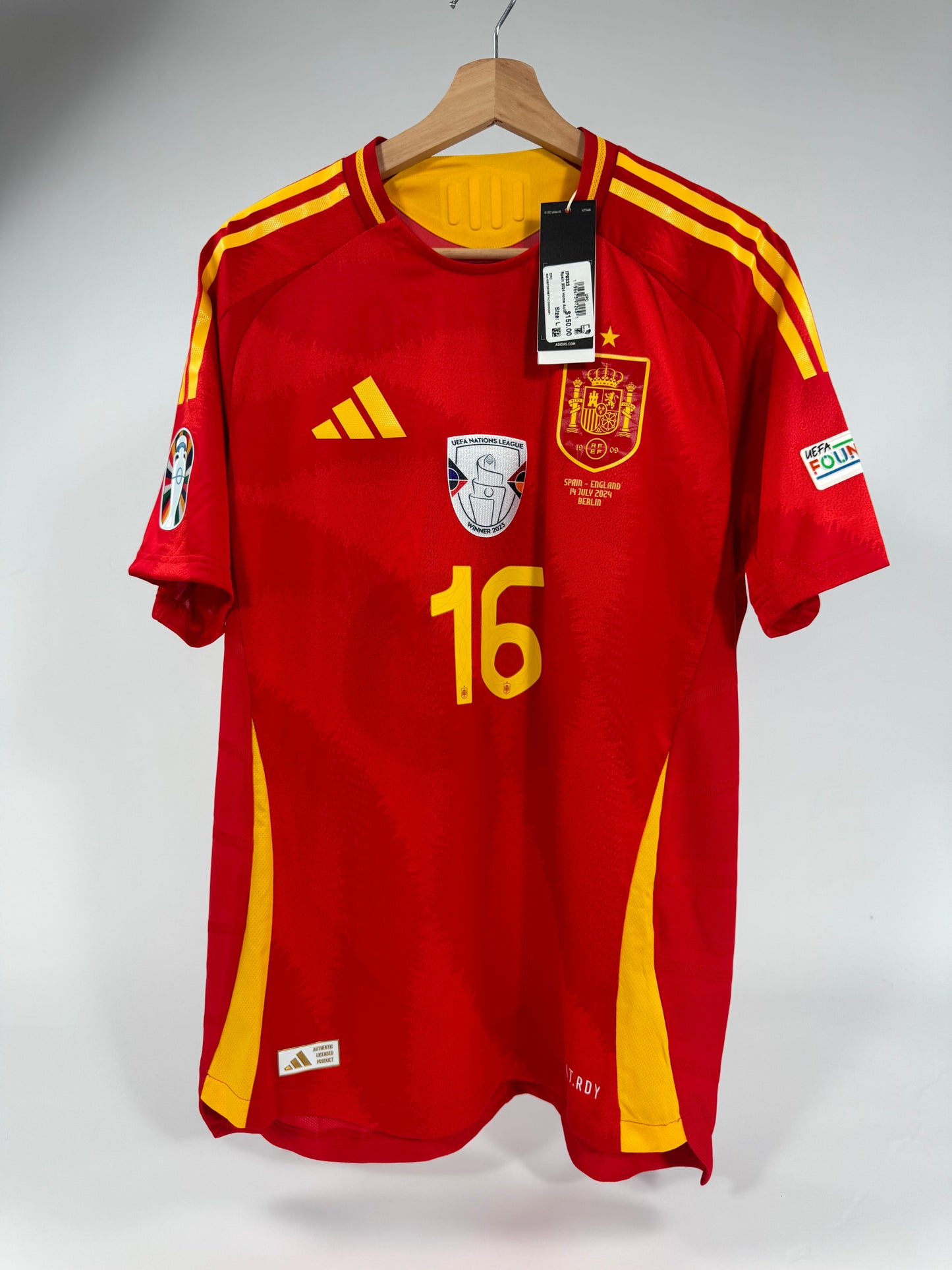 2024 ADIDAS SPAIN PLAYER VERSON HOME KIT NEW WITH TAGS