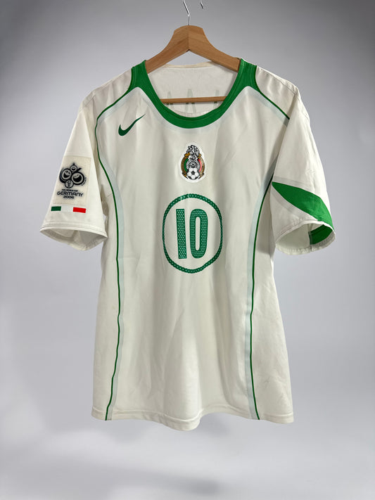 2004/05 NIKE T90 MEXICO AWAY JERSEY CUAUHTÉMOC BLANCO 10 (M) PLAYER ISSUE