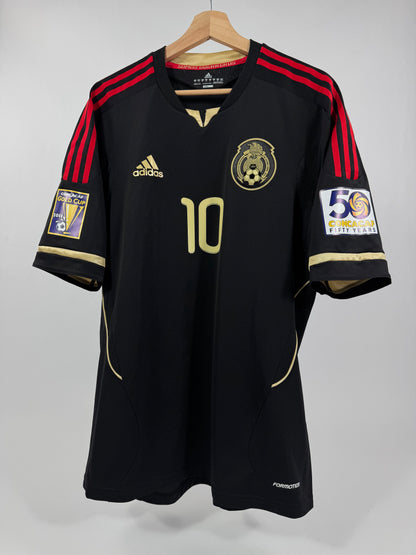 2011 ADIDAS MEXICO AWAY JERSEY GI0 DOS SANTOS 10 (XL)PLAYER VERSION